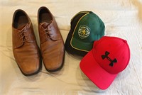 Rockport Shoes 12 sz and 2 Caps