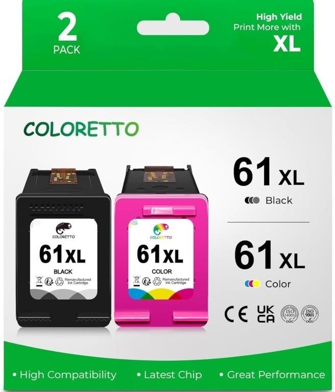 New, 61 XL 61XL Remanufactured Ink Cartridge