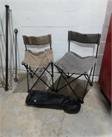 Pair of Folding Chairs K12B