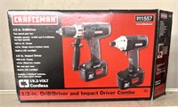 Craftsman half-inch drill/driver and impact