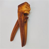 Vintage Carved Wood Nutcracker