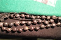 Vintage Black Beaded Necklace