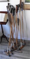 Lot #2027 - 13 wooden Polo mallets in various