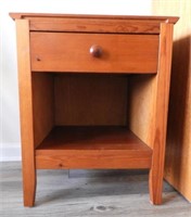 Lot #2025 - Contemporary Pine single drawer end