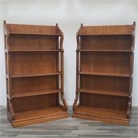 Pair of Drexel bookcases