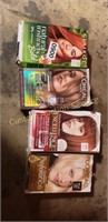 4 BOXES OF WOMANS HAIR PRODUCTS