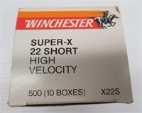 (400) Rounds of Winchester Super-X 22 short ammo.