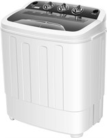 VIVOHOME Twin Tub Mini Laundry Washer  13.5lbs.