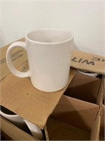 New! 2 Cases (72) White Coffee Mugs