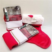 6 NEW Christmas Stockings - Holiday Time