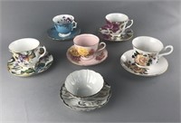 6 English & Japanese Cups & Saucers Aynsley