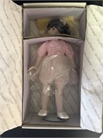 Little Rascals Darla Doll on stand, in original