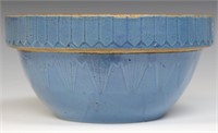 Blue Stoneware Mixing Bowl