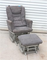 Graco Glider Chair w/ Footstool