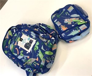 New 2 Pc Backpack & Lunch Bag Set