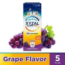 Xyzal Kids Allergy Relief  Grape - 5 fl oz (3pk)