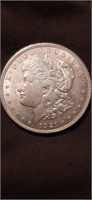 1921 Morgan silver dollar