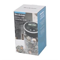 Brookstone Digital Coin Counting Bank
