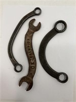 3 Vintage Wrenches