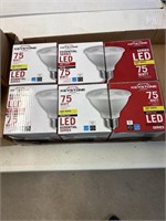 6 new Keystone LED lightbulbs, 75 W