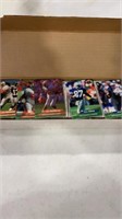 Box of 2 1992 fleet ultra football cards sets