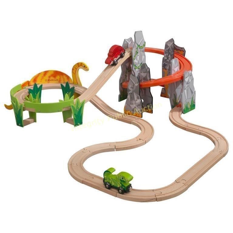 KidKraft Adventure Tracks Dino World Train Track