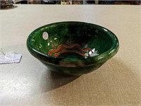 Gongoa Ubeda Glazed Terra Cotta Pottery Dish