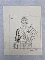 TSR AD&D “Male MUL” Signed Sketch Print