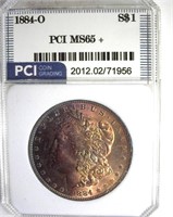 1884-O Morgan PCI MS65+ Splendid Color