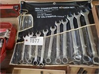 11 PC OLYMPIA SAE COMBINATION WRENCH SET