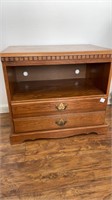 1-drawer oak side table