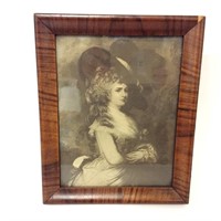 Framed Victorian Print