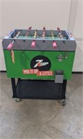 7-UP Foosball Game on Rollers