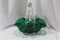 A Murano Artglass Basket