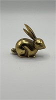 Brass Rabbit Figure