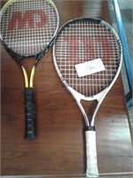 Lot of 2 Wilson Tennis Rackets