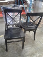 Lot of 4 Wood Chairs