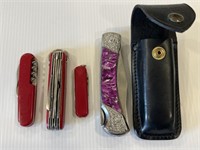 4 Pocket Knives