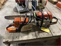 Stihl chain saw (20"); Stihl 025 chain saw-no bar