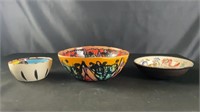 Signed Ceramic Bowls