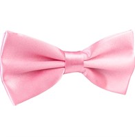 Mens Formal Satin Banded Bow Tie Fashion Bowtie