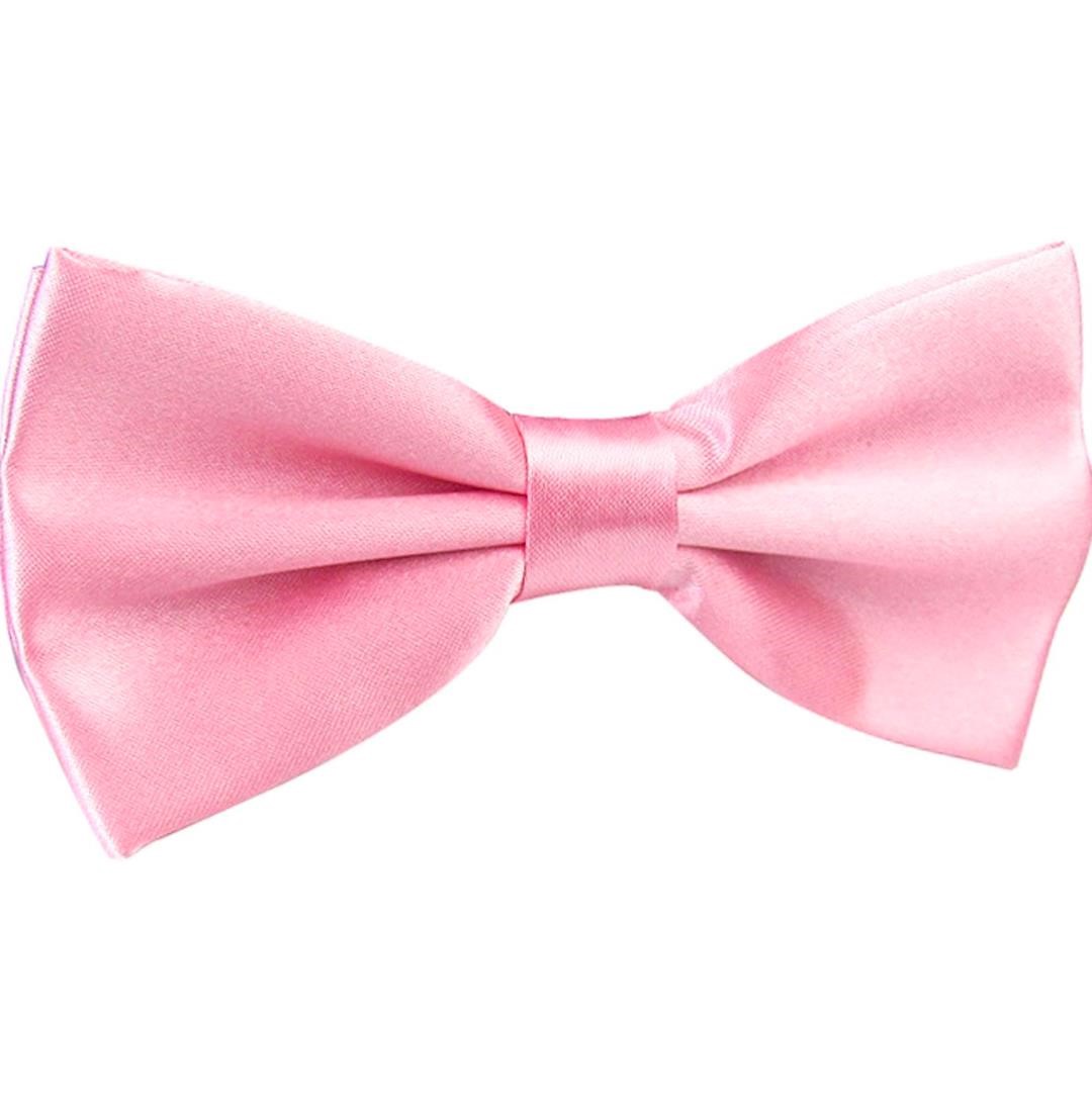 Mens Formal Satin Banded Bow Tie Fashion Bowtie