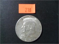 1964 90% Silver JFK Half Dollar= AU