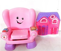 Kids Chair W/Doll House