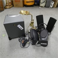Brass Lamp, Speakers - Etc