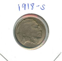 1918-S Buffalo Nickel