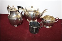 Silver Plated Copper  Vintage Servingware