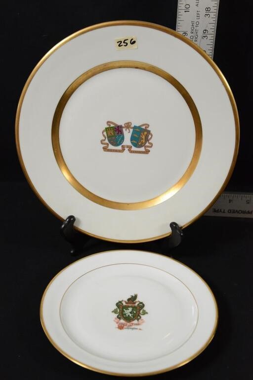 PORCELAIN CREST PLATES