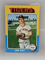 1975 Topps Jim Ray - Error Card 89 Top Tan