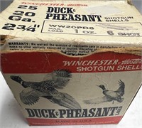 19 Rounds Winchester Duck & Pheasant 20 Gauge